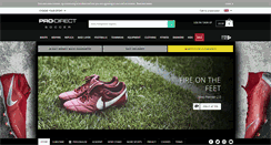 Desktop Screenshot of prodirectsoccer.com